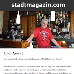 Stadtmagazin: Lokal Agnes 9